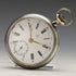 Around 1910 Antique Omega pocket watch with silver plated case works well